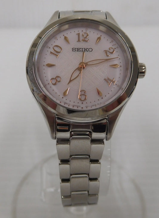 SEIKO セイコー ソーラー 電波 腕時計 1B21-0AS0 中古囗T巛