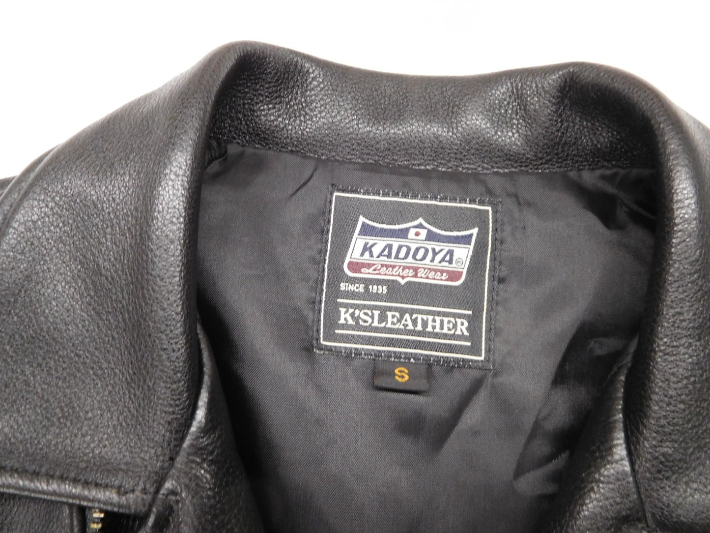 KADOYA カドヤ K'S LEATHER ライダース ジャケット LMX TR ブラック size:S囗T巛