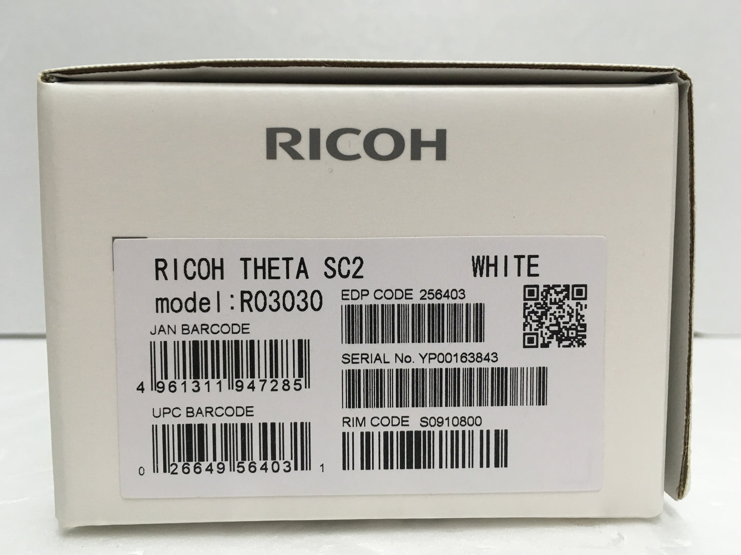 ※送料無料※ RICOH THETA SC2 全天球カメラ R03030 ジャンク品 囗G