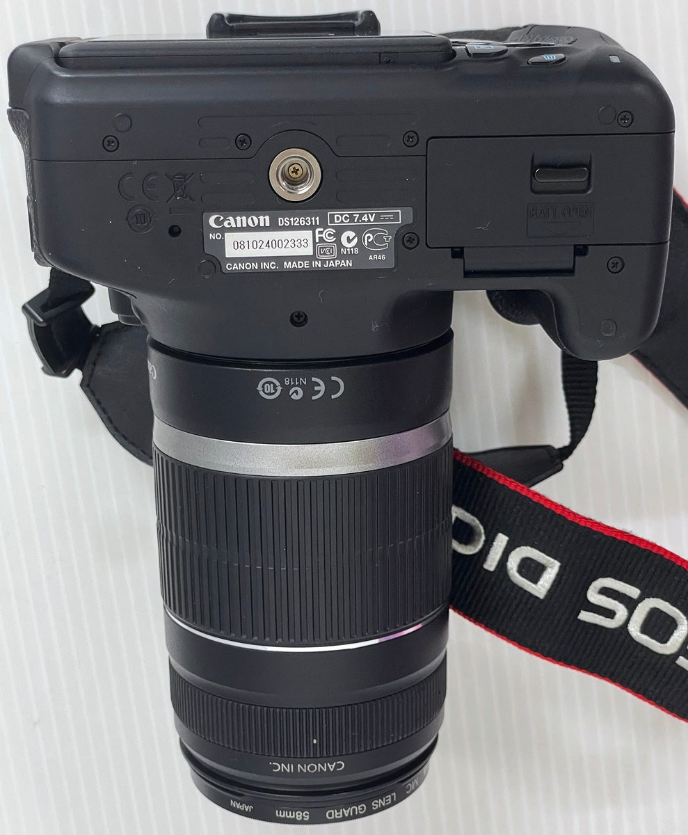 Canon キヤノン EOS Kiss X5 デジタル一眼レフカメラ EF-S 55-250mm f 1:4-5.6 ズームレンズ付 –  フライズ-オンラインショップ