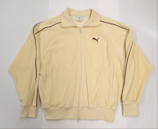 PUMA FREAKS STORE プーマ フリークスストア 別注 T7 トラックジャケット ベロア  ナチュラル size:M囗T巛