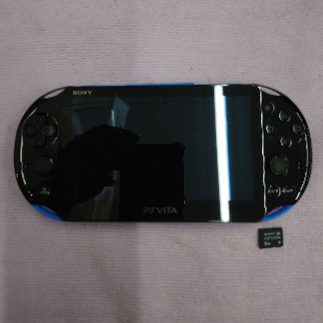 SONY　ソニー　PSVITA　ブルー／ブラック　PCH2000　囗T巛
