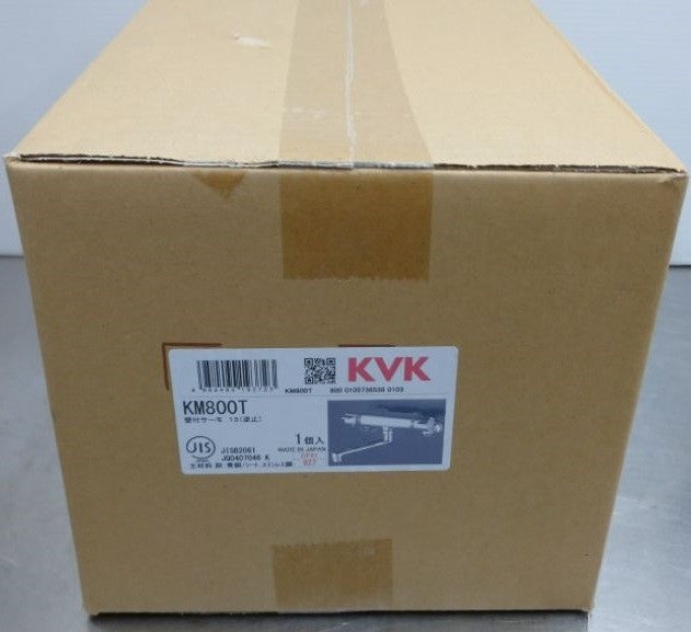 未使用品 ＫＶＫ サーモスタット式壁付け混合栓 KM800T 浴室用水栓②囗T巛