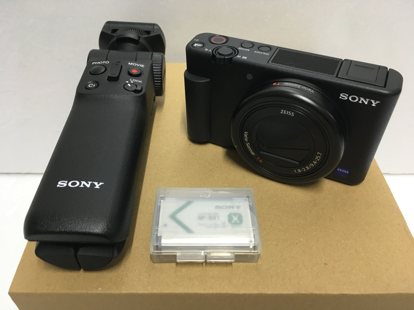 ※送料無料※ SONY VLOGCAM ZV-1 コンパクトデジタルルカメラ シューティンググリップ セット 中古 囗G