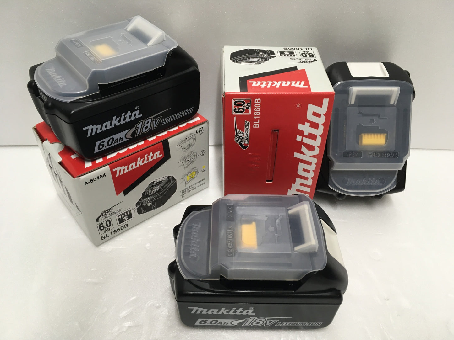 ※送料無料※ Makita マキタ BL1860B 純正 リチウムイオンバッテリー 18V 6.0Ah 3個セット 未使用相当 囗G