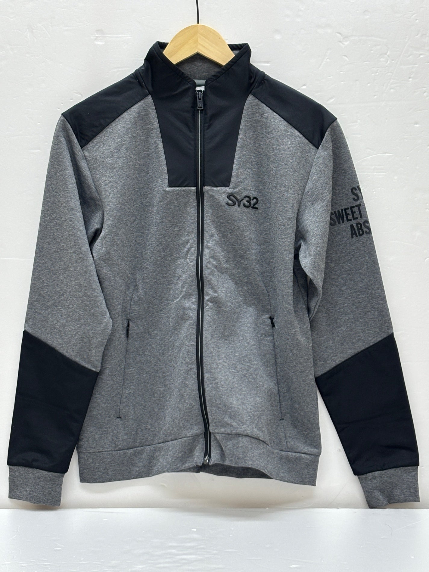 ※送料無料※ SY32 by SWEET YEARS GOLF メンズ ゴルフウェア 長袖 フルジップジャケット サイスM 古着 囗G