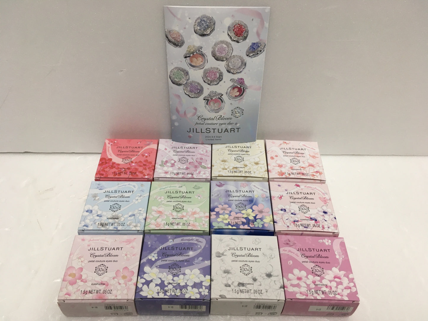 ※送料無料※ JILLSTUART クリスタルブルーム ペタルクチュールアイズ デュオ アイカラー 限定品 全12種セット 未使用 囗G