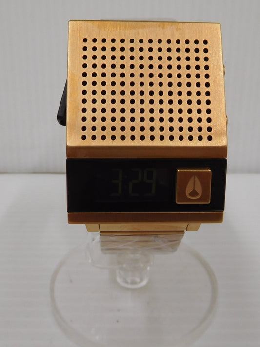 【希少】NIXON THE DORK TOO A1266-897 ALL ROSE GOLD ニクソン ドークトゥー デジタル 腕時計 音声時計 中古囗T巛