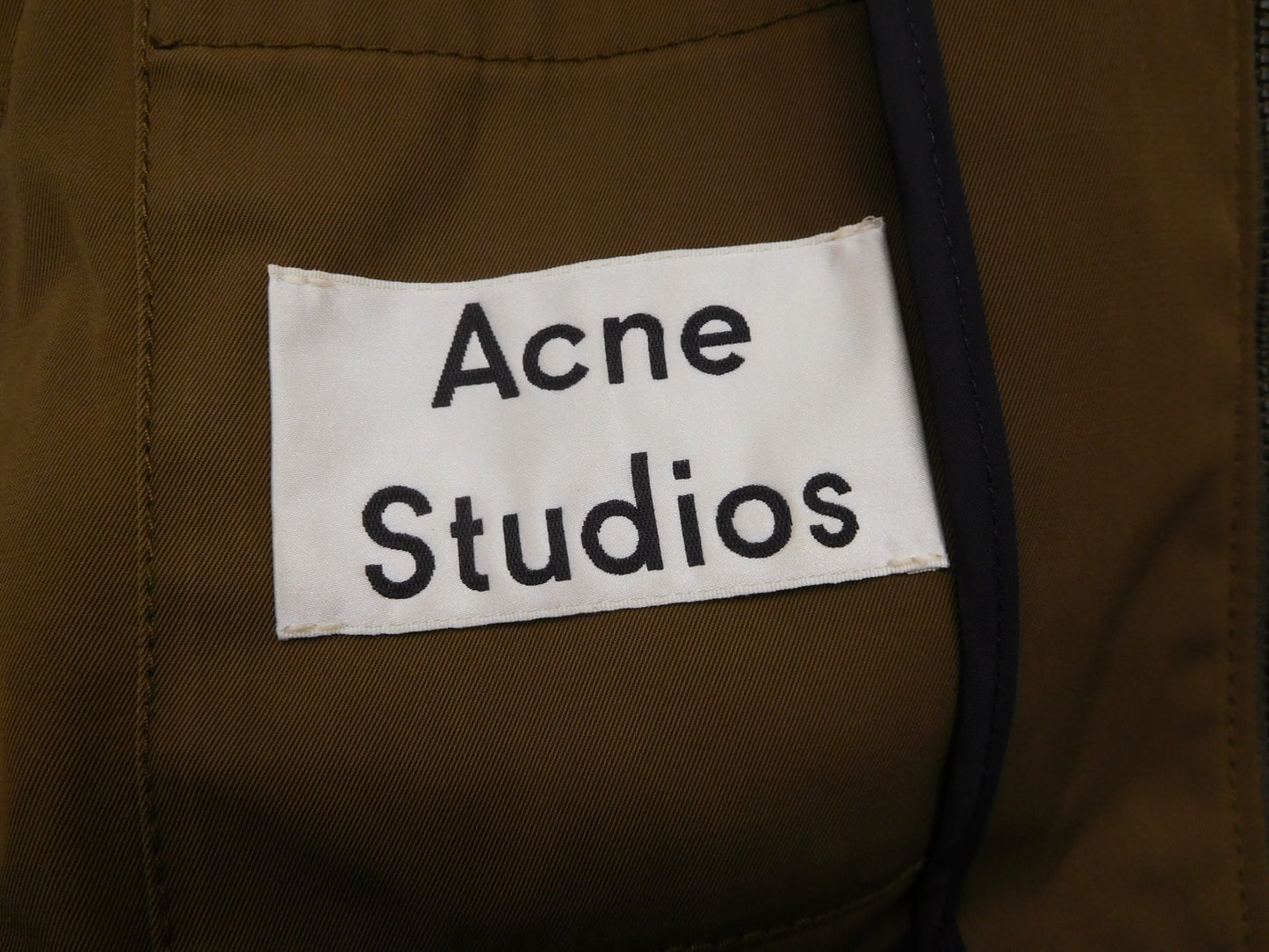 Acne Studios アクネ ストゥディオズ MA-1 ジャケット MUSIK PSS16 ブラウン リトアニア製 size:44囗T巛