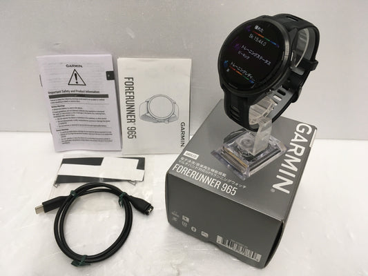 ※送料無料※ GARMIN ガーミン FORERUNNER 965 マルチバンド対応GPSランニングウォッチ 010-02809-60 中古 囗G
