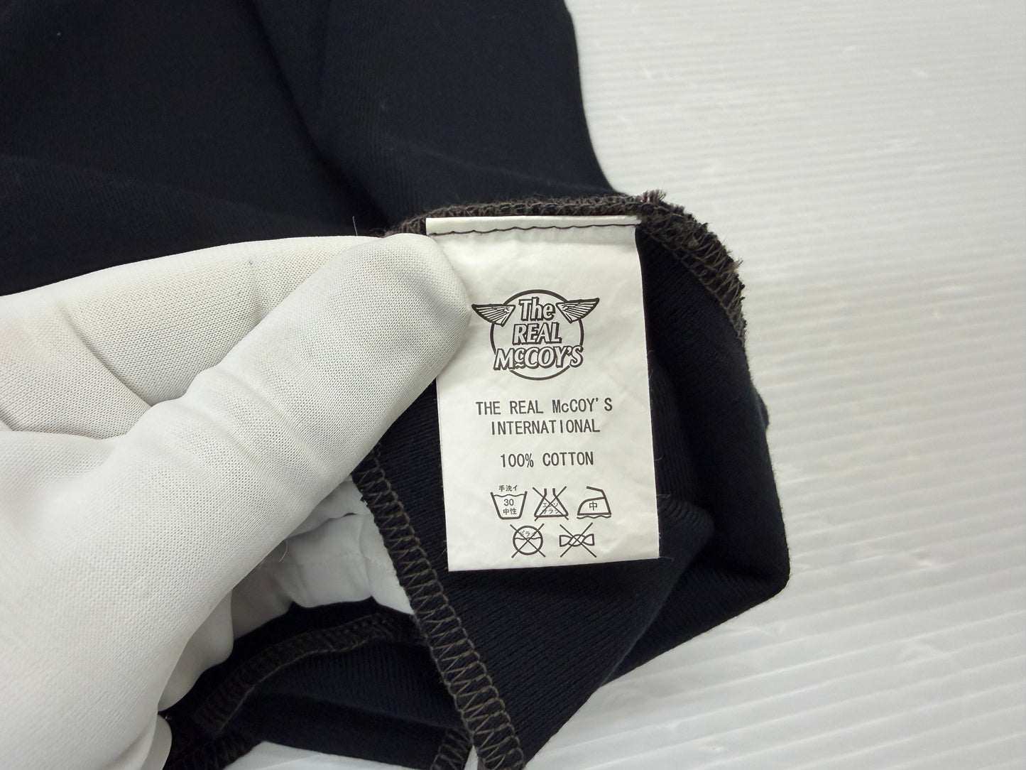 リアルマッコイズ Tシャツ サイズL 半袖 ヘンリーネック ジョーマッコイ The Real McCoy's BALLPARK JOE MCCOY