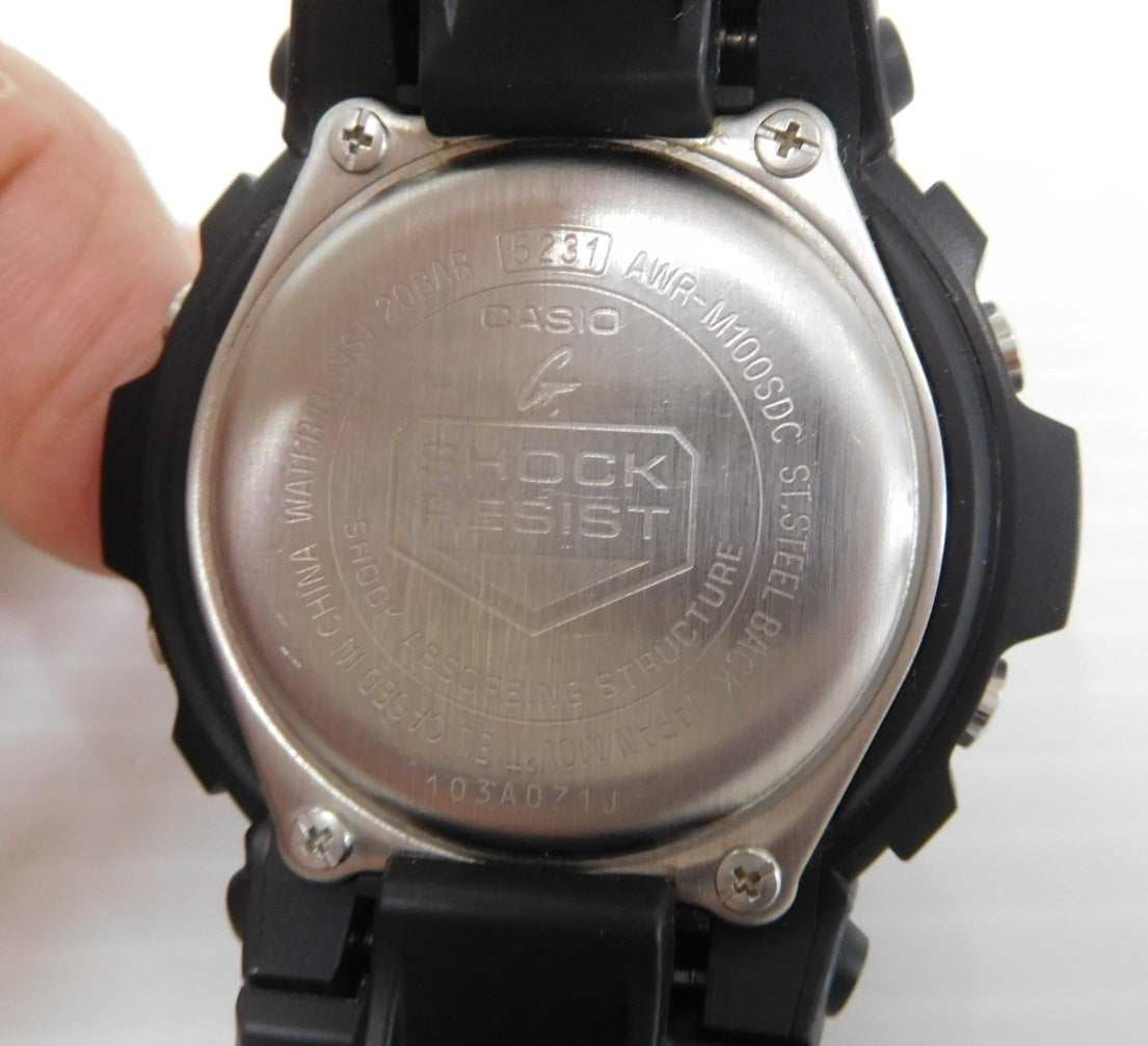 CASIO カシオ G-SHOCK AWR-M100SDC タフソーラー 本体のみ 中古囗T巛