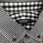 バーバリーブラックレーベル 七分袖 ボタンシャツ ギンガムチェック コットン サイズ2 BURBERRY BLACK LABE