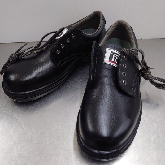 ミドリ安全　ゴム２層底安全靴　RT910ブラック　サイズ26.0　中古品　囗T巛