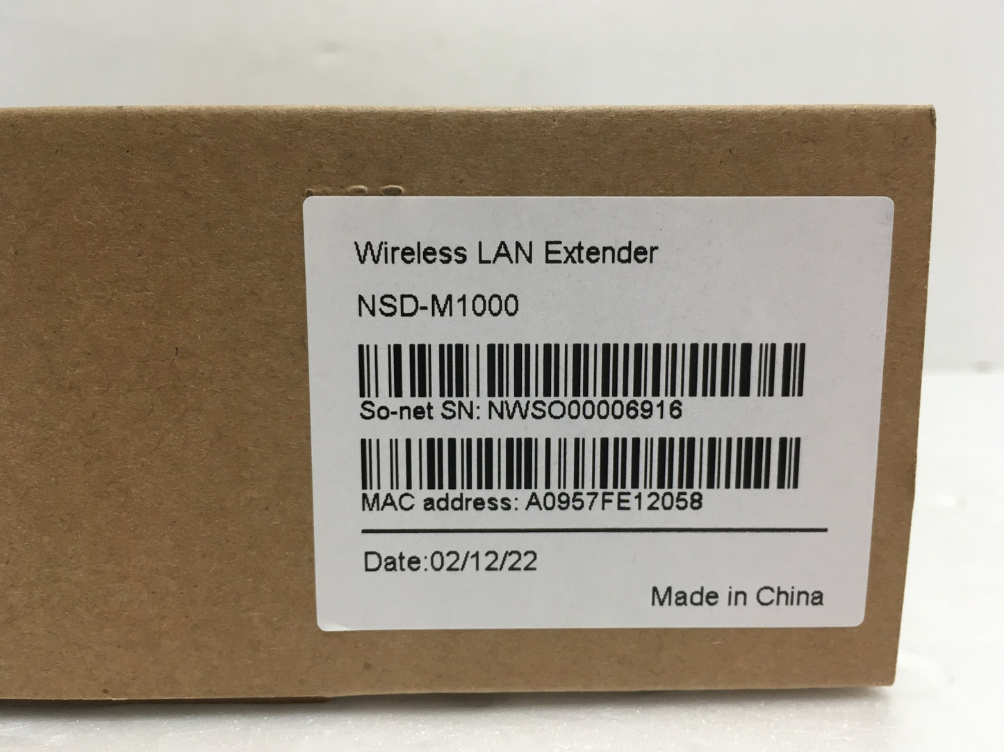 ※送料無料※ SONY 無線LAN中継機 NSD-M1000 中古 囗G