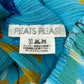 ※送料無料※ PLEATS PLEASE プリーツプリーズ イッセイミヤケ レディース プリント柄 カーディガン ブルー系 表記サイズ3 古着 囗G