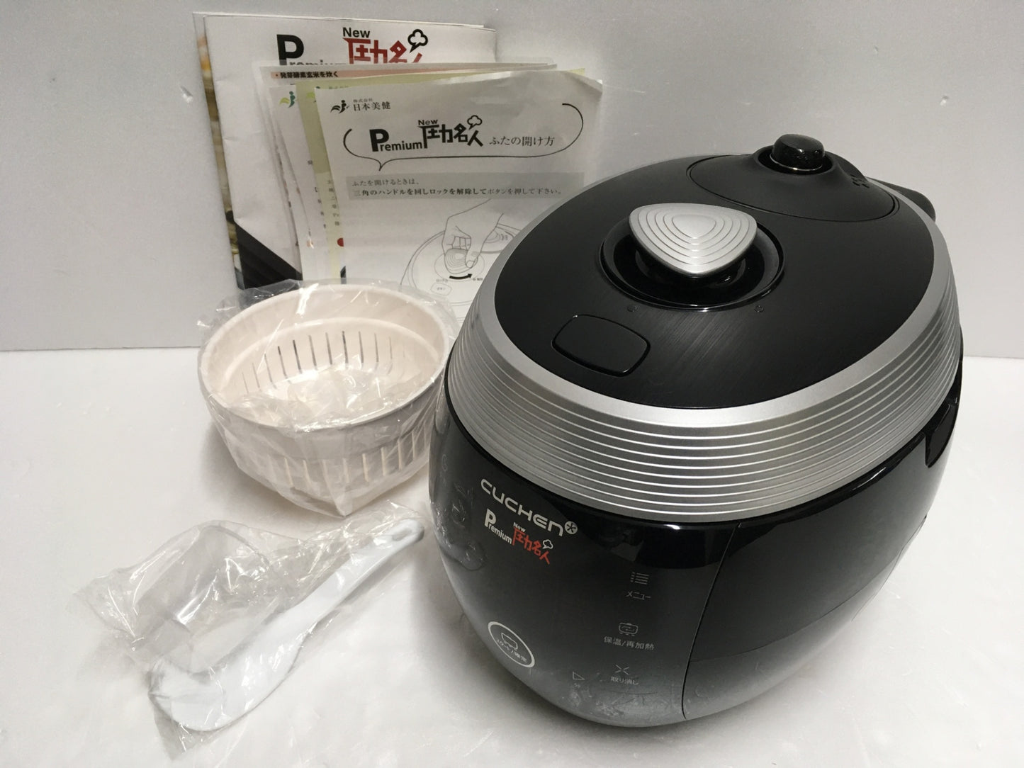 ※送料無料※ 日本美健 CUCHEN Premium New 圧力名人 CJS-FD0641RDVFJP 発芽酵素玄米炊飯器 中古 囗G
