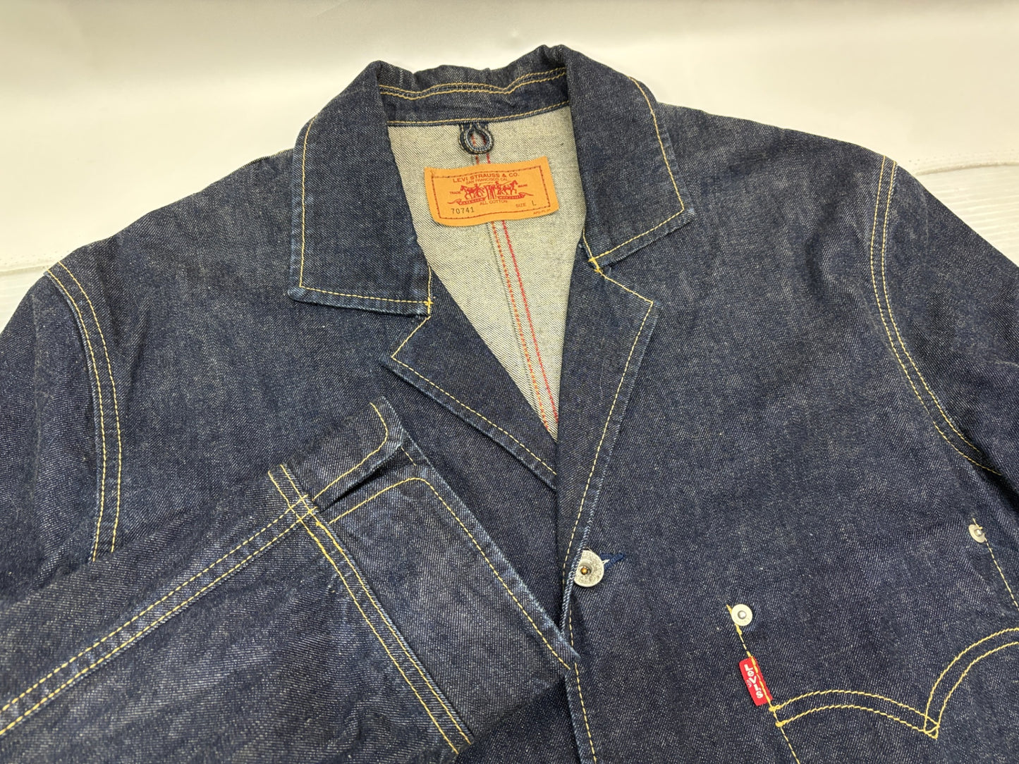 リーバイス 70741 デニム カバーオール 日本製 Levi’s ジャケット サイズL