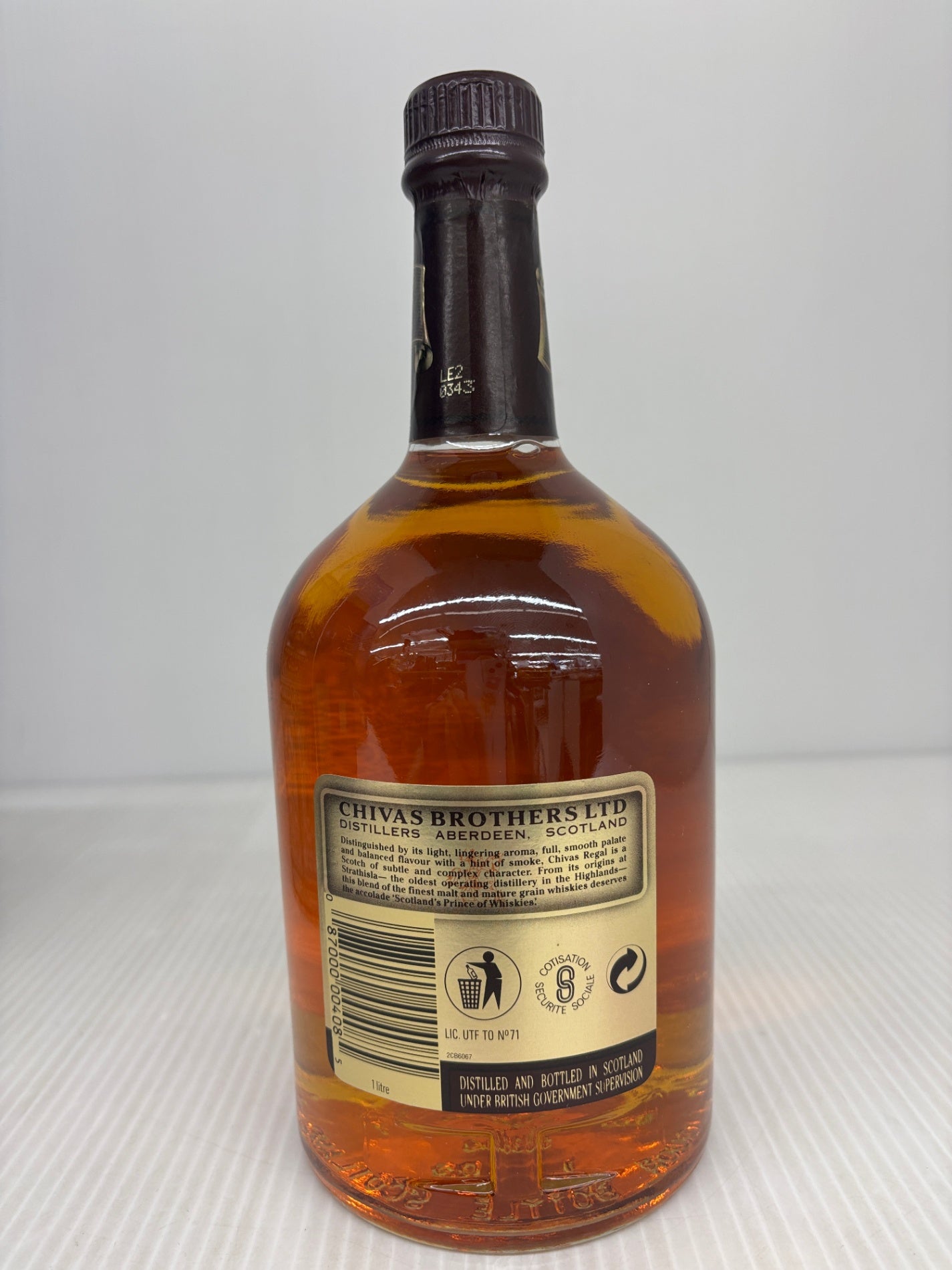 CHIVAS REGAL BLENDED SCOTCH WHISKY AGED 12YEARS シーバスリーガル 12年 ブレンデッドスコッチ 1000ml
