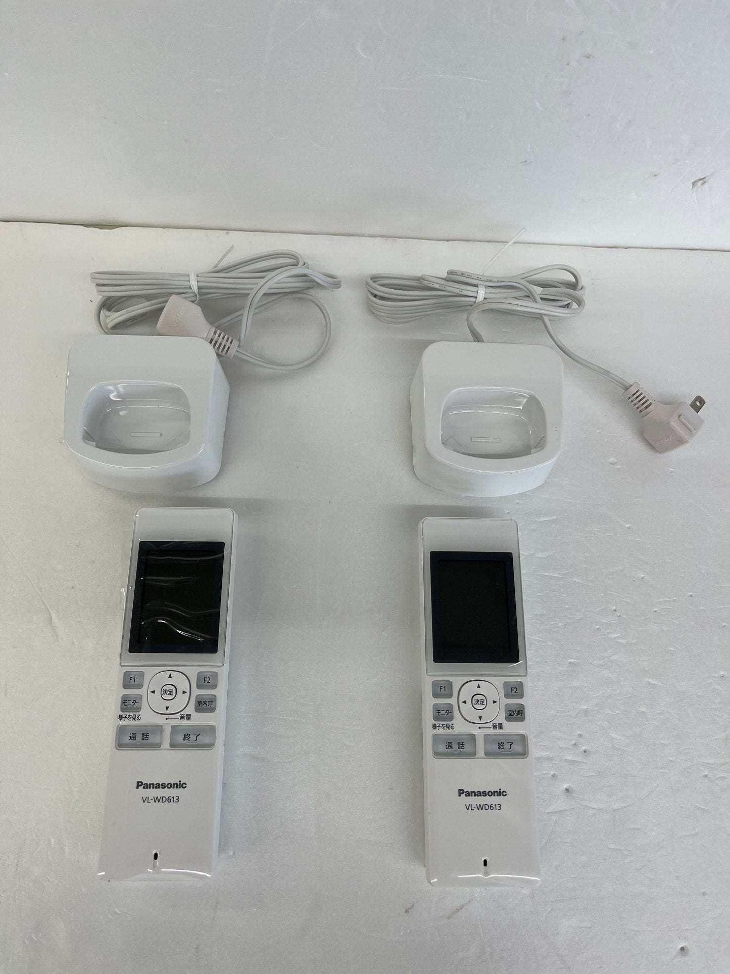 ジャンク Panasonic パナソニック ワイヤレスモニター子機 ドアホン専用 VL-WD613 2個セット