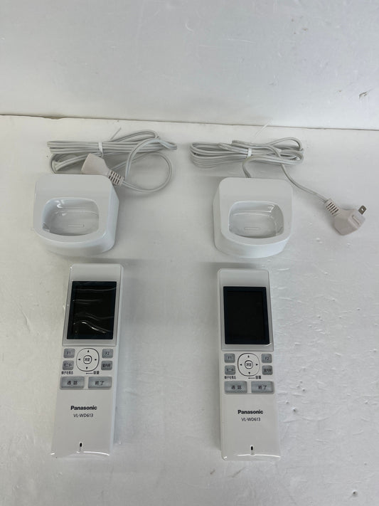 ジャンク Panasonic パナソニック ワイヤレスモニター子機 ドアホン専用 VL-WD613 2個セット