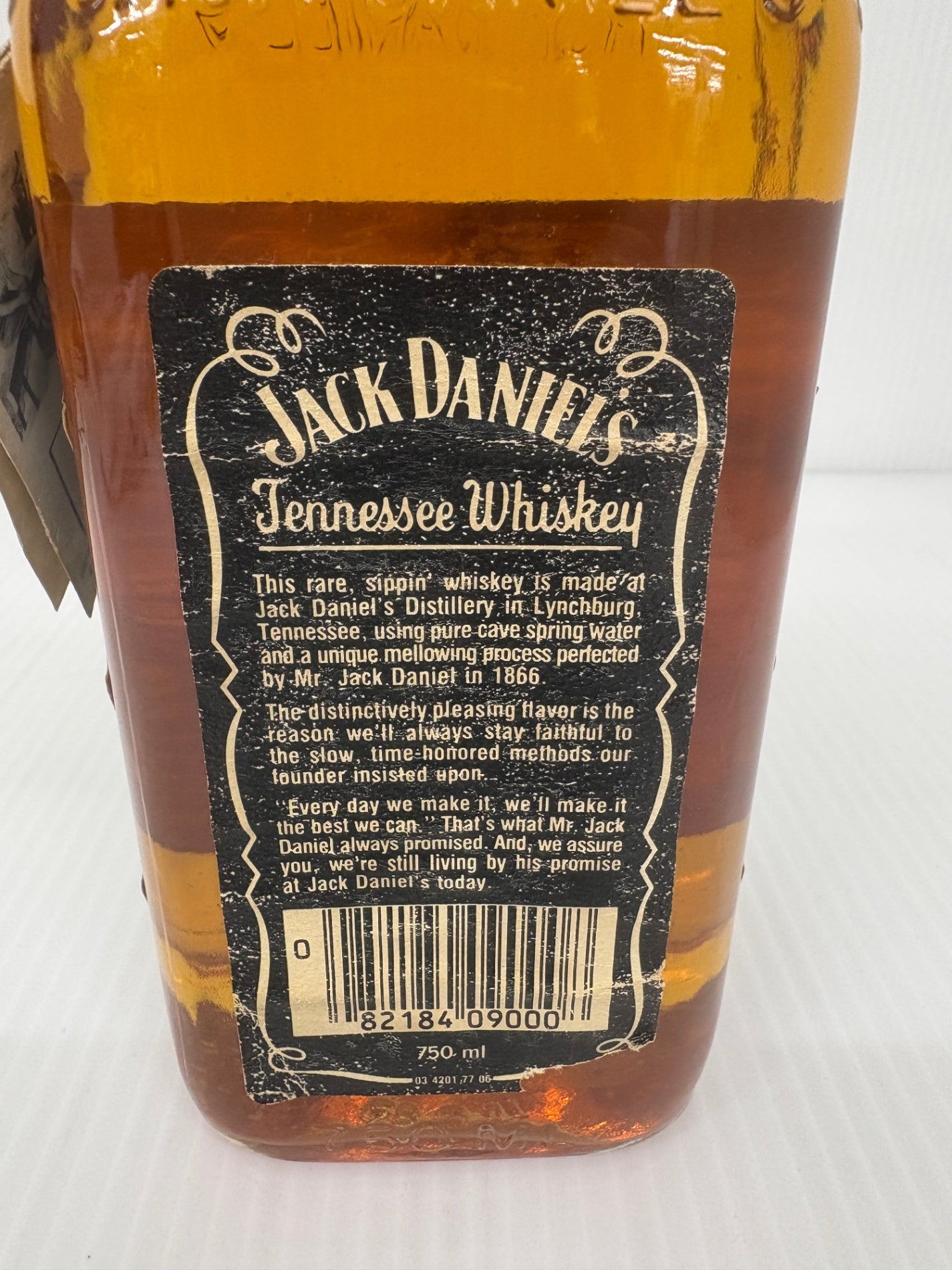 レア 古酒 ジャックダニエル 特級 45% 750ml OLD No.7 サントリー時代 黒ラベル 冊子付