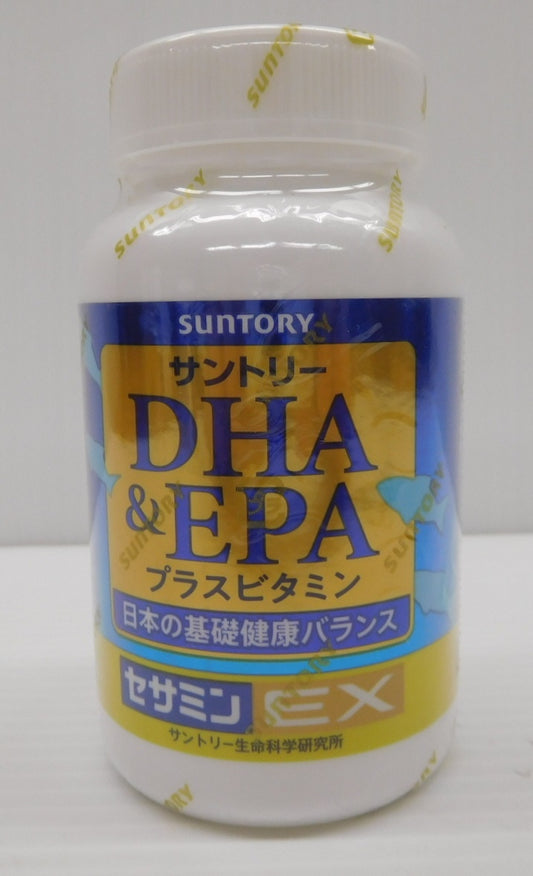 未開封！サントリー DHA&EPA プラスビタミン セサミンEX 栄養補助食品 240粒 期限：2027年2月囗T巛