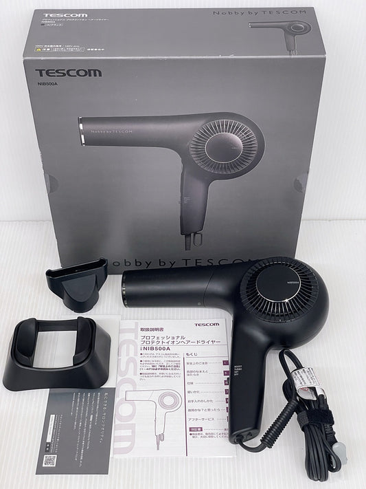 Nobby by TESCOM テスコム プロフェッショナル プロテクトイオン ヘアドライヤー NIB500A 黒
