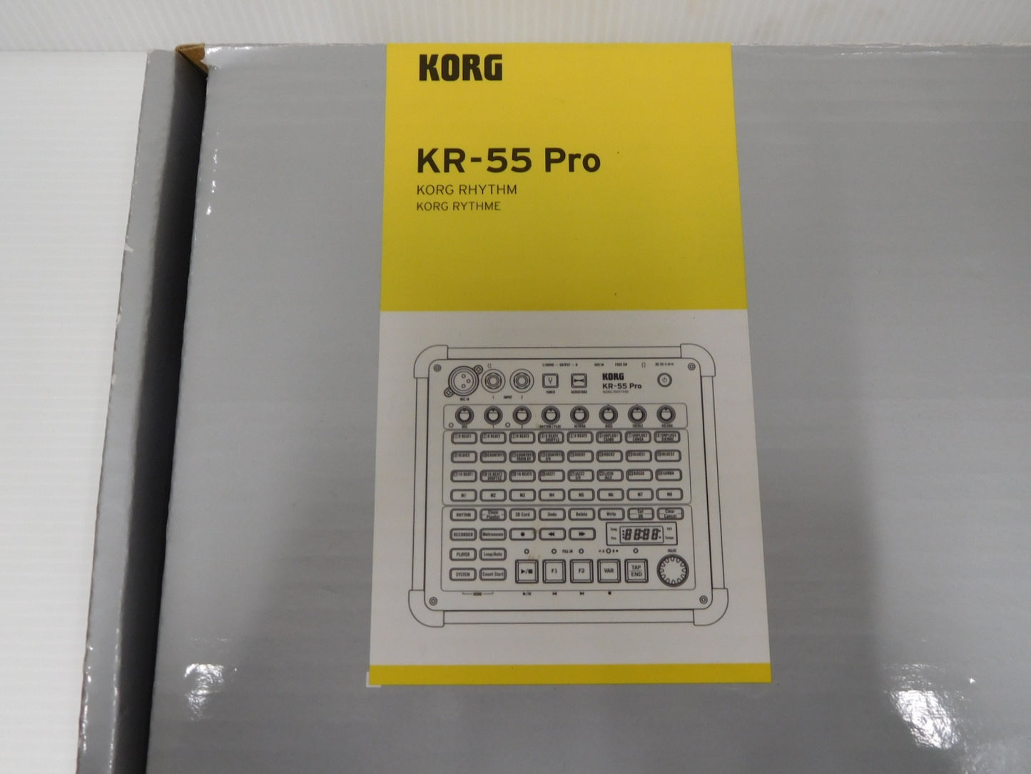 KORG コルグ ミキサー・レコーダー機能搭載 リズムマシン KR-55 Pro ※通電チェックのみ囗T巛