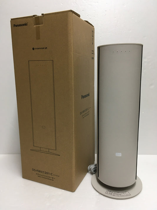 ※送料無料※ Panasonic セラミックファンヒーター DS-FWX1201-C ベージュ 2024年製 中古 囗G
