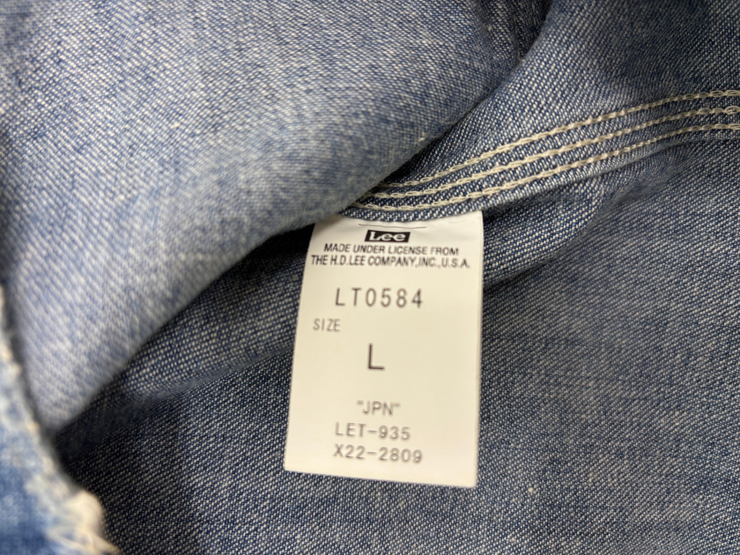 Lee LT0584 カバーオール 美品 LOCO JACKET リー ロコ デニム ジャケット USED加工 サイズL