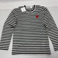 プレイ コムデギャルソン ボーダー 長袖 Tシャツ ロンT サイズS COMME des GARÇONS PLAY