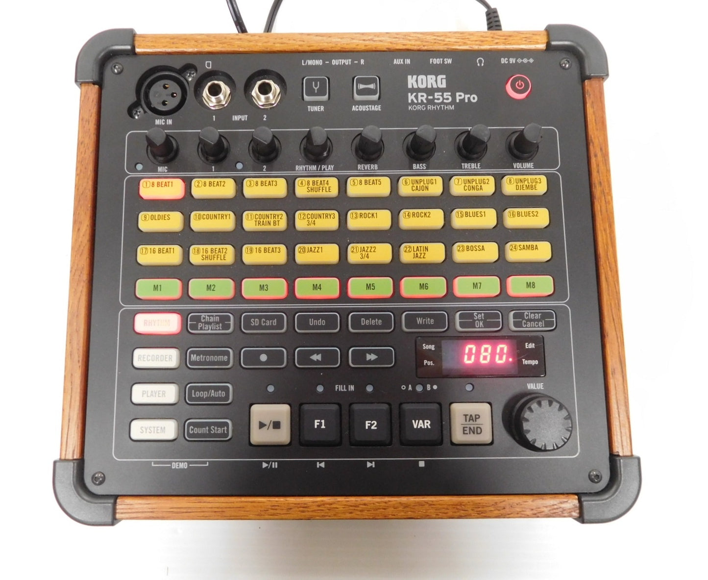KORG コルグ ミキサー・レコーダー機能搭載 リズムマシン KR-55 Pro ※通電チェックのみ囗T巛