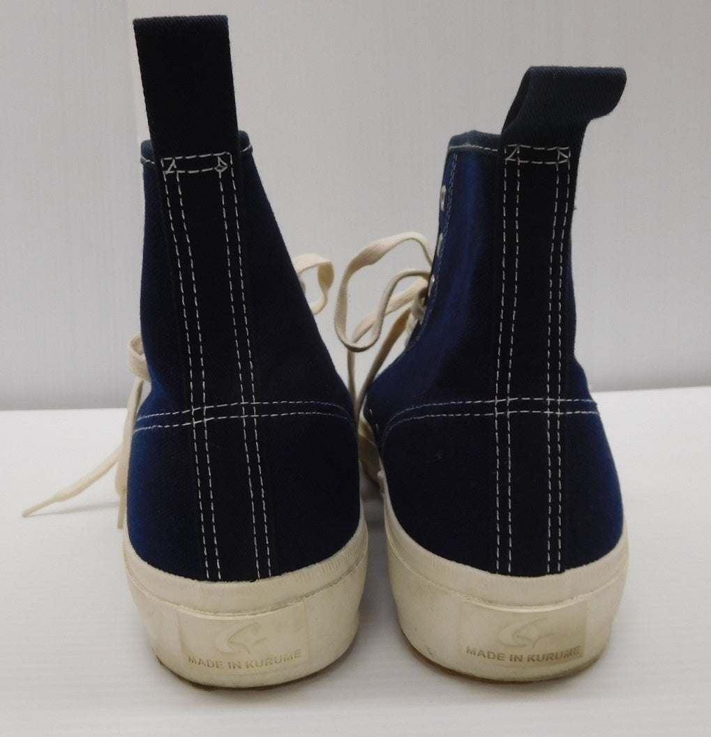 YMC moonster ムーンスター ハイバスケット スニーカー インディゴ 中古 size:26cm囗T巛