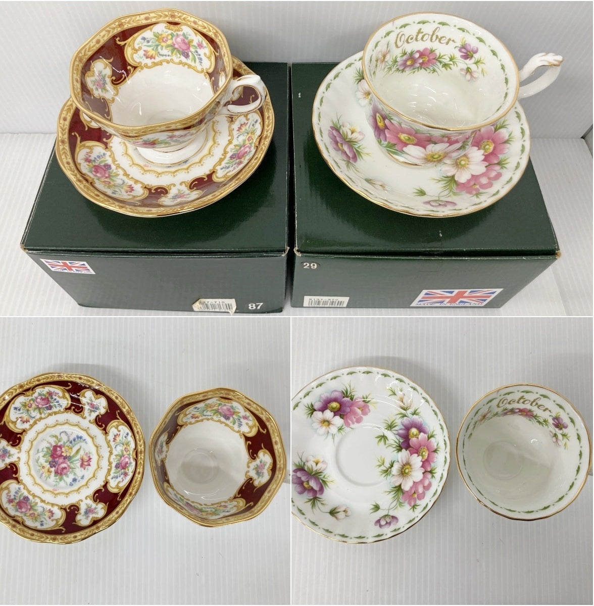 ROYAL ALBERT ロイヤルアルバート カップ＆ソーサー 4客