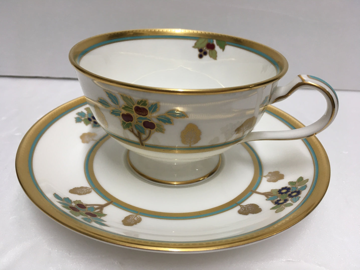 ※送料無料※ Noritake ノリタケ OASIS VERT オアシスヴェール カップ＆ソーサー 5客セット 長期保管 未使用品 囗G