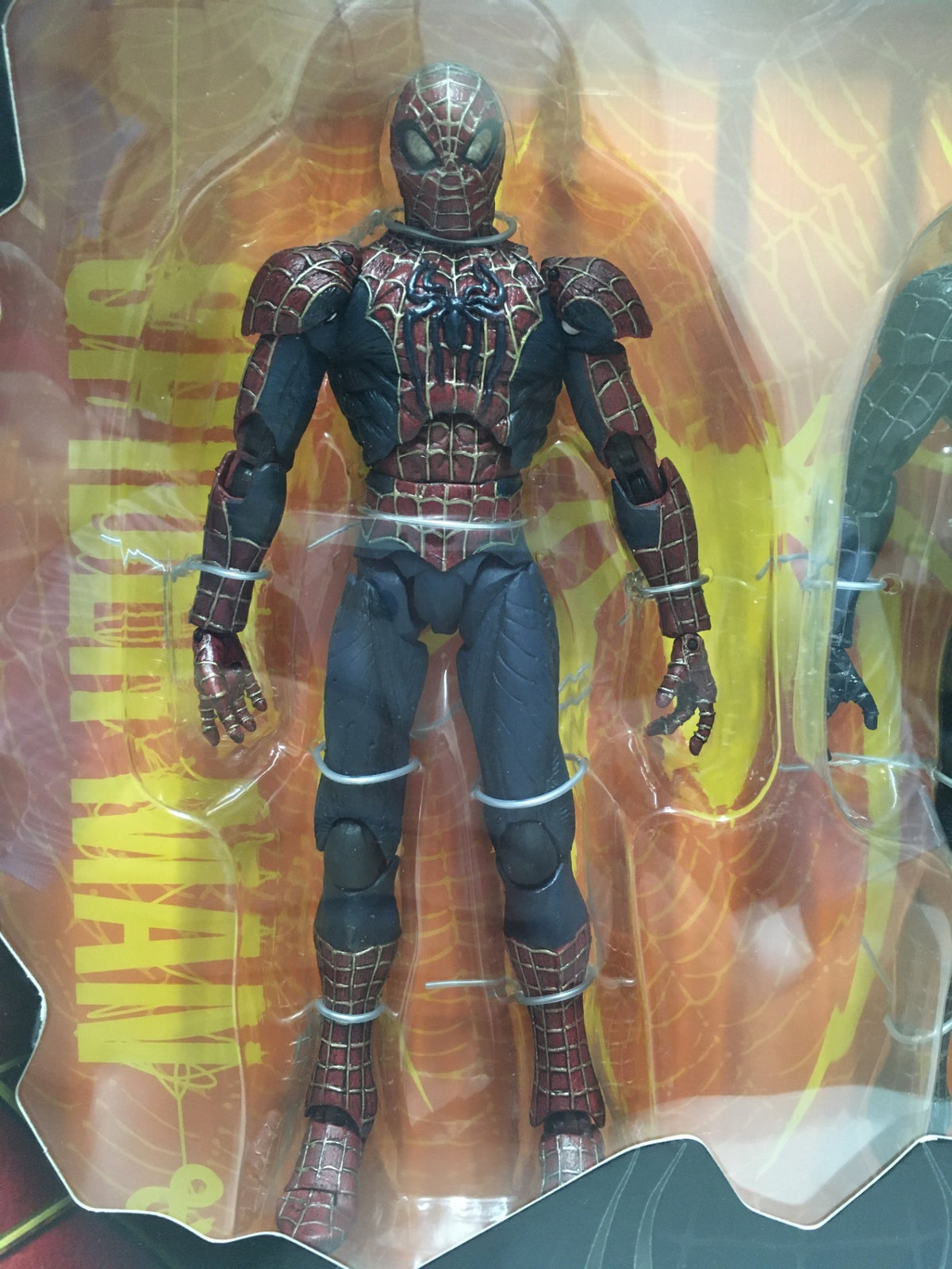 ※送料無料※ ムービーリアリゼーション スパイダーマン&ブラックスパイダーマン 長期保管 未開封 囗G