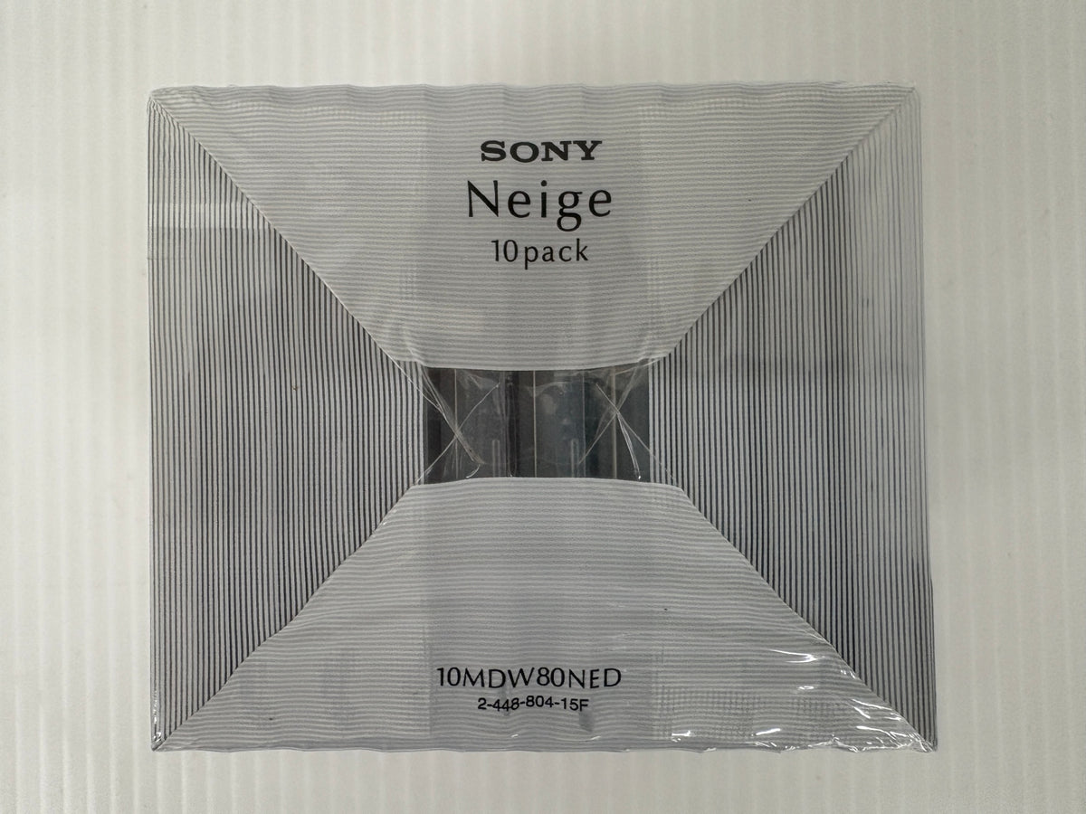未開封 SONY Neige 録音用MD 80分 10枚 10MDW80NED 日本製