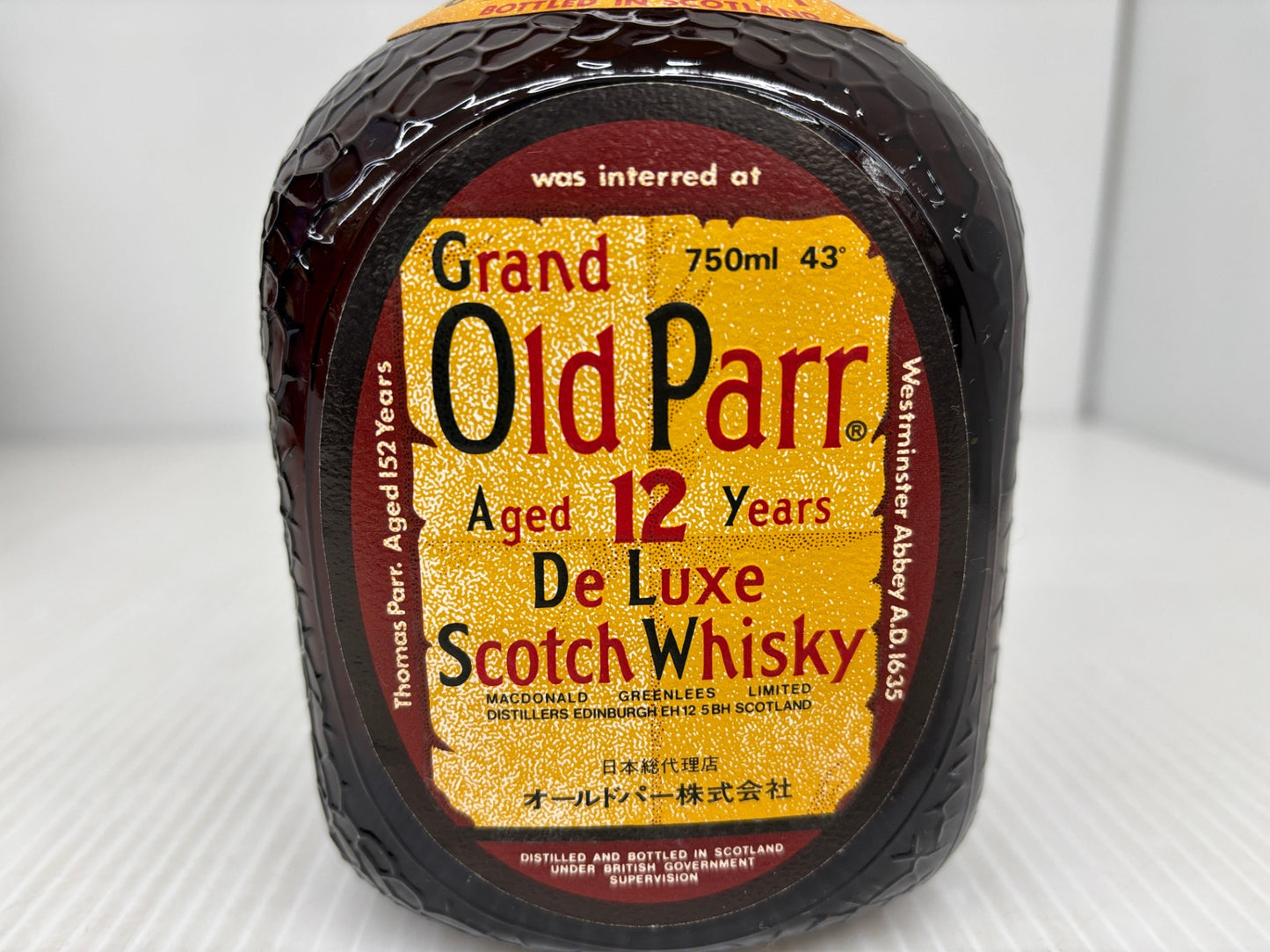 グランド オールド・パー デラックス 12年 ウイスキー 特級 Grand Old Parr De Luxe Aged 12Years Scotch Whisky　750ml