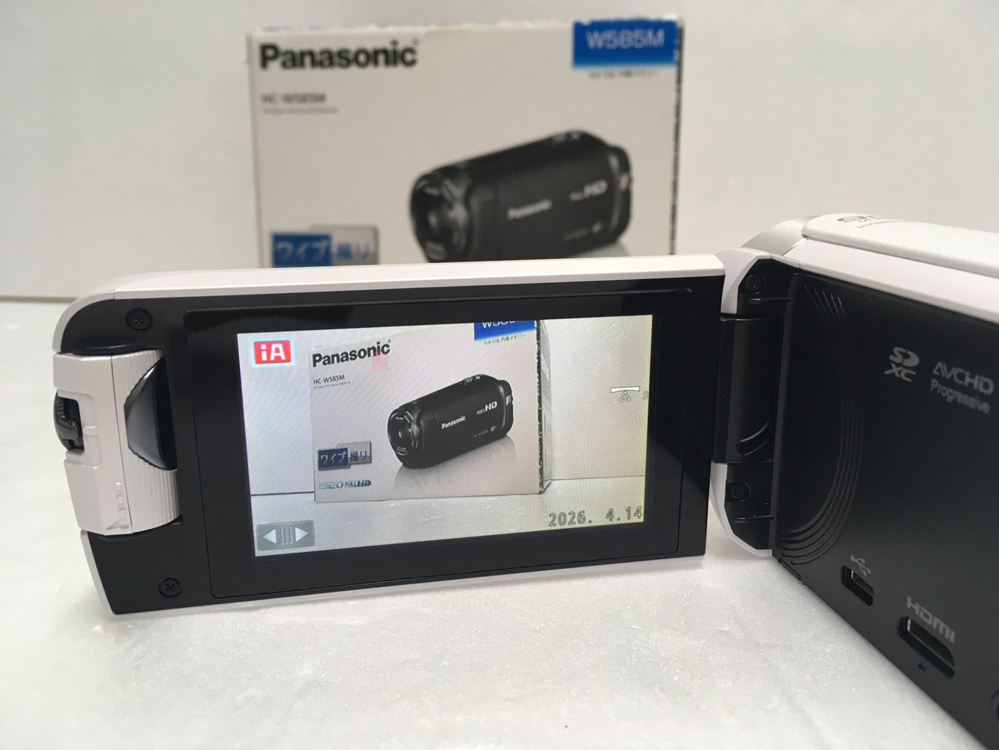 ※送料無料※ Panasonic デジタルハイビジョンカメラ HC-W585M 2017年製 中古 囗G