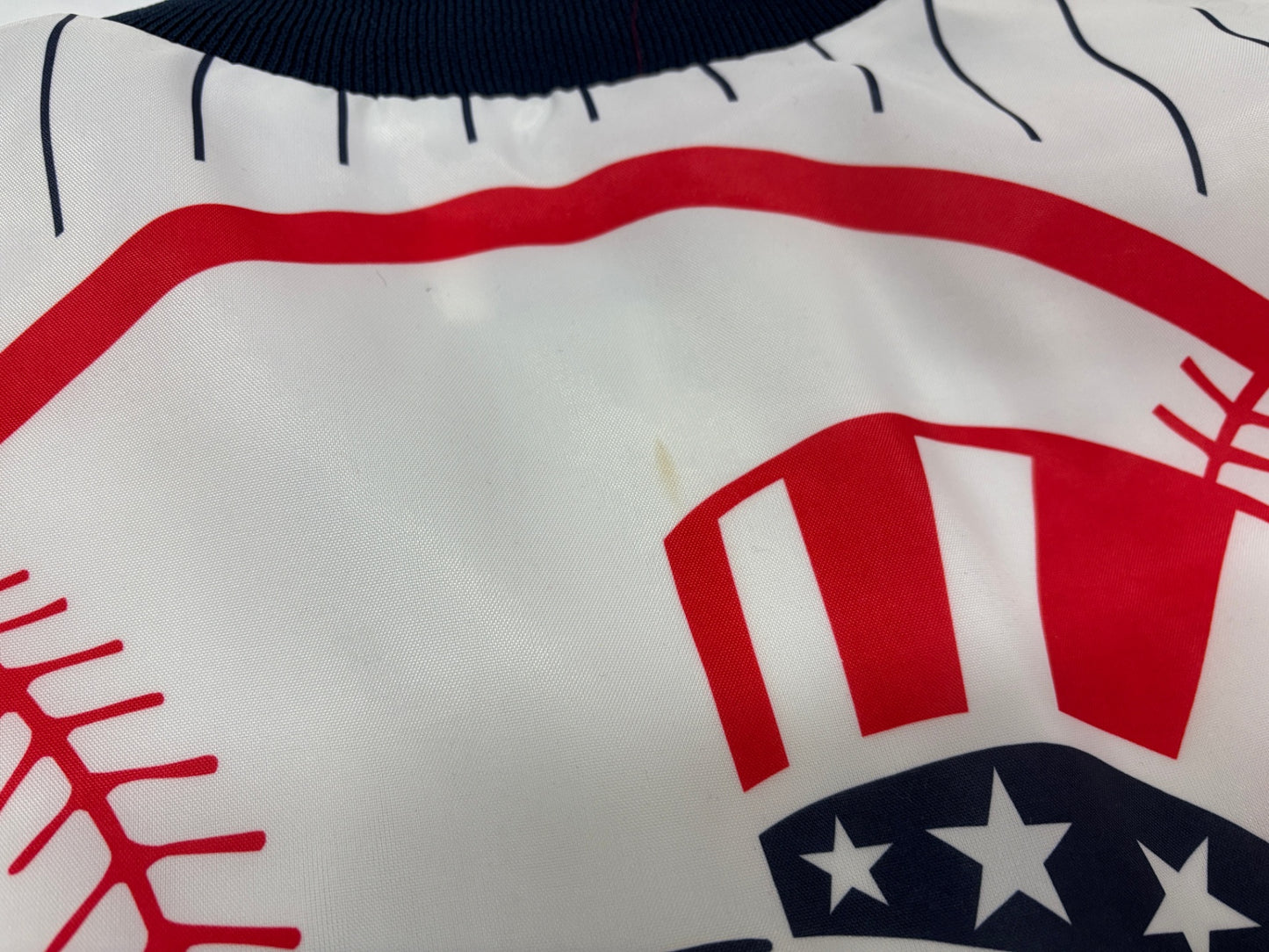 チョークライン スタジャン MLB ニューヨーク ヤンキース ナイロンジャケット サイズM USA製 Chalk Line