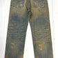 リーバイス LVC 27501-0004 デニムパンツ ジーンズ ダメージ リペア加工 W36 日本製 Levi's Vintage Clothing