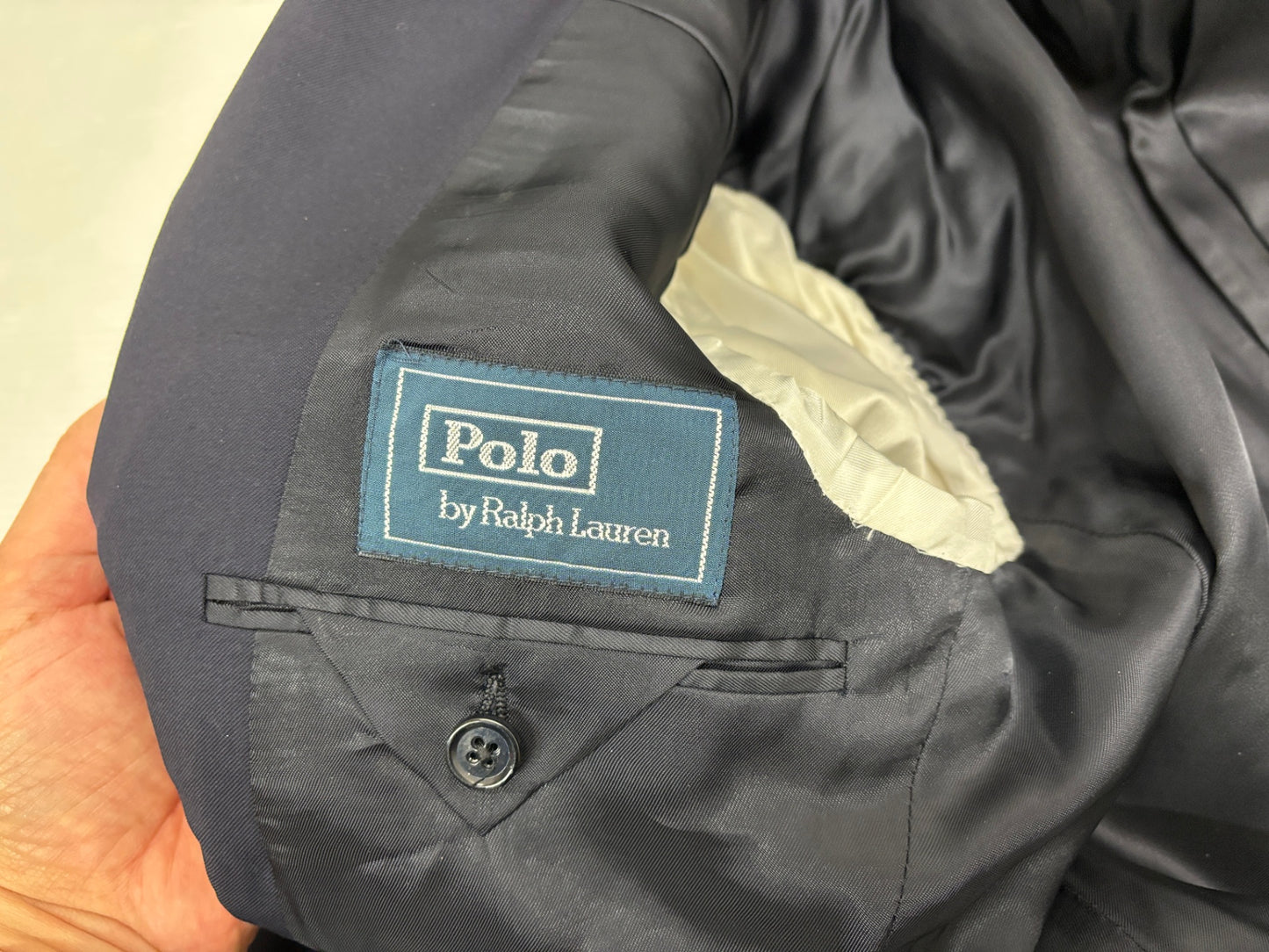 ラルフローレン 銀ボタン テーラードジャケット イタリア製 ブレザー　サイズ36 POLO RALPH LAUREN