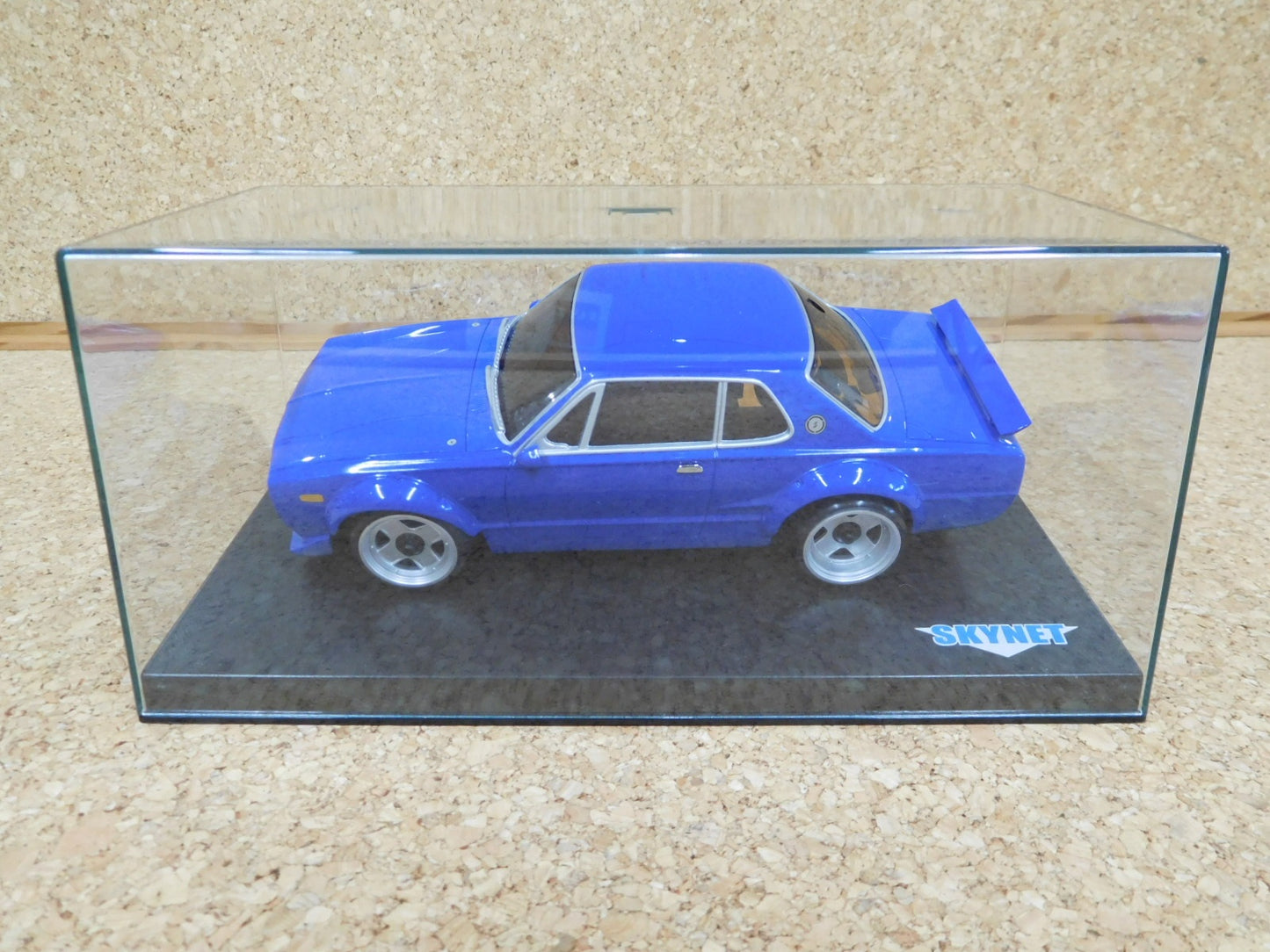 送料無料 SKY NET オートスケールコレクション シャコタンブギ ジュンちゃんのハコスカ(青) 囗T巛