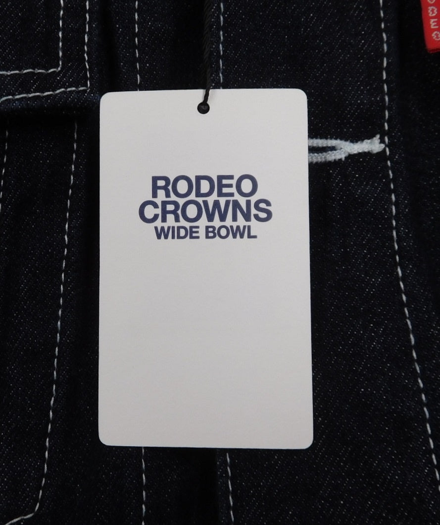 タグ付！RODEOCROWNS ロデオクラウンズ ビッグリボンデニムジャケット ワンウォッシュ size:Free囗T巛