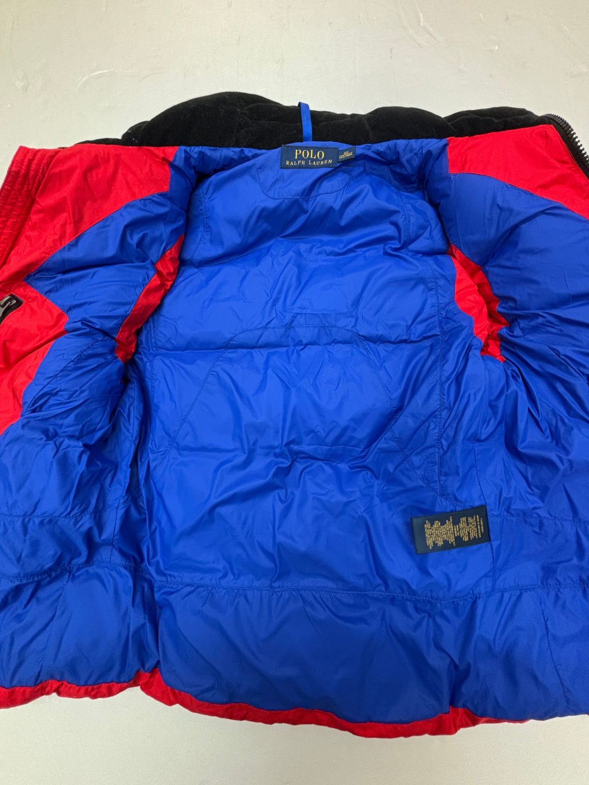 ※送料無料※ POLO RALPH LAUREN ポロラルフローレン メンズ ダウンベスト サイズXS フード欠品 古着 囗G