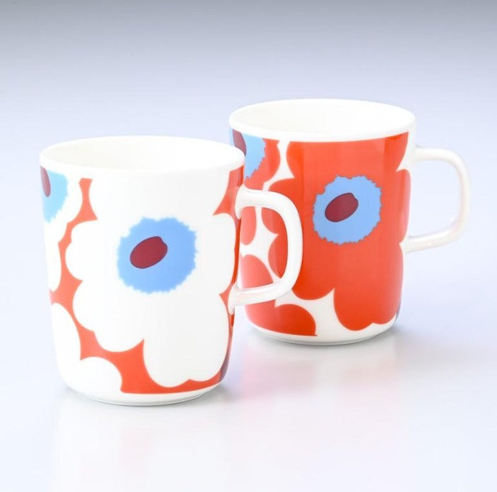 ※送料無料※ marimekko Unikko マリメッコ ウニッコ マグカップ ペア 071689-135 未使用 囗G