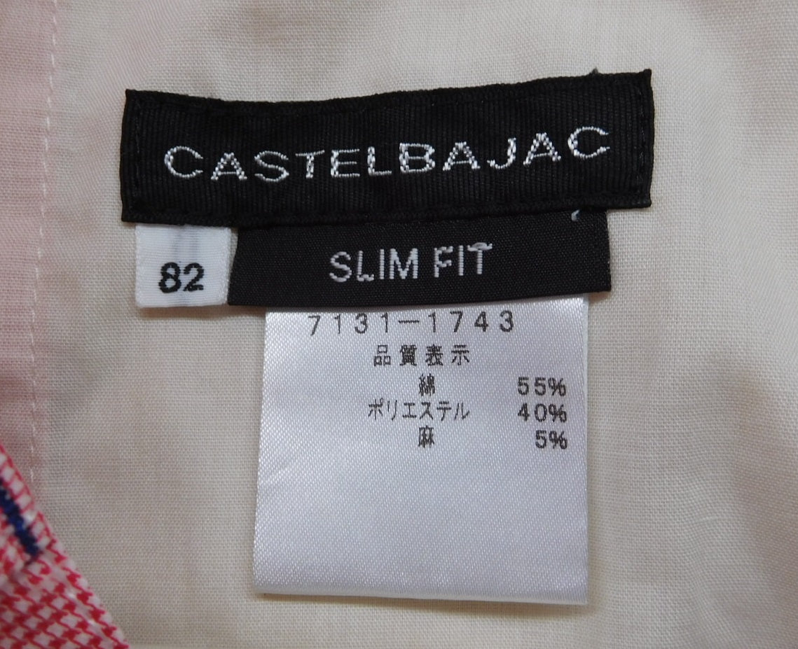 CASTELBAJAC カステルバジャック ゴルフ スラックスパンツ スリムフィット 7131-1743 size:82囗T巛