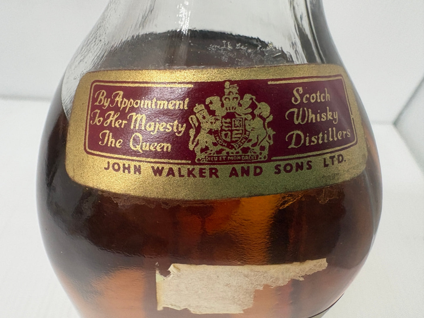 古酒 Johnnie Walker Red Label ジョニーウォーカー レッドラベル 特級 86.8PROOF スコッチウイスキー 沖縄輸入 金キャップ
