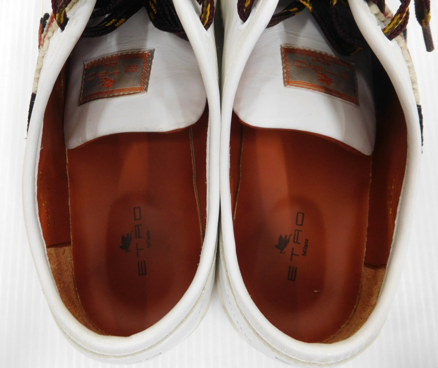 ETRO エトロ ローカットスニーカー ホワイト 12097 イタリア製 size:40 中古囗T巛